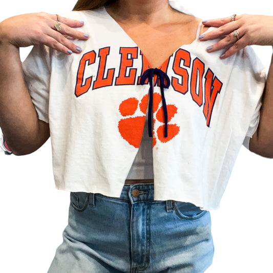 Clemson Bow Tee (L)