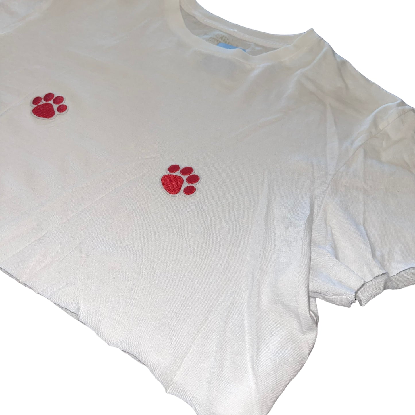 Double Mini Paw Crop Top (M)