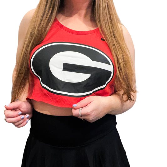 Georgia Cropped Nike Tank (L)