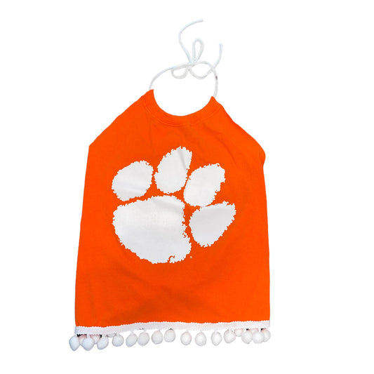 Clemson Puff Halter Top (OS)