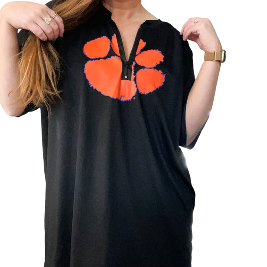 Clemson Zipper T-shirt (XXL)
