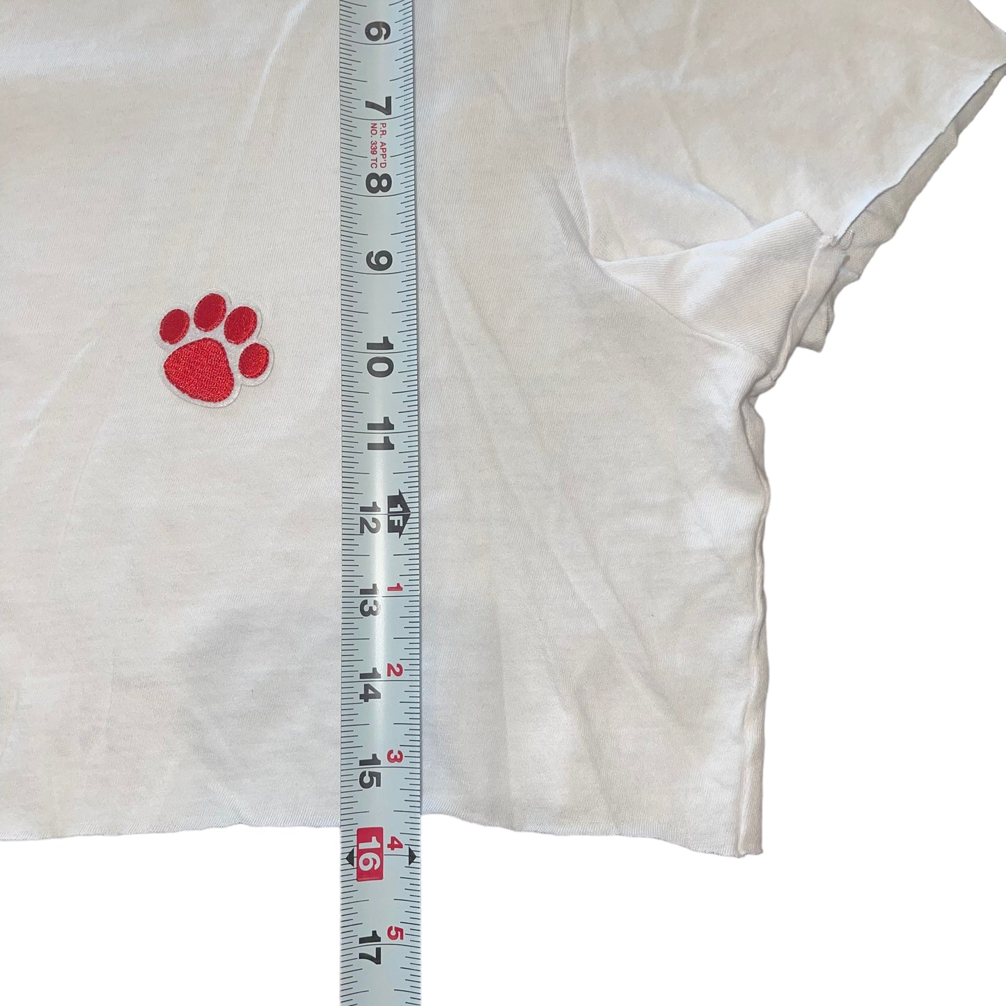 Double Mini Paw Crop Top (M)